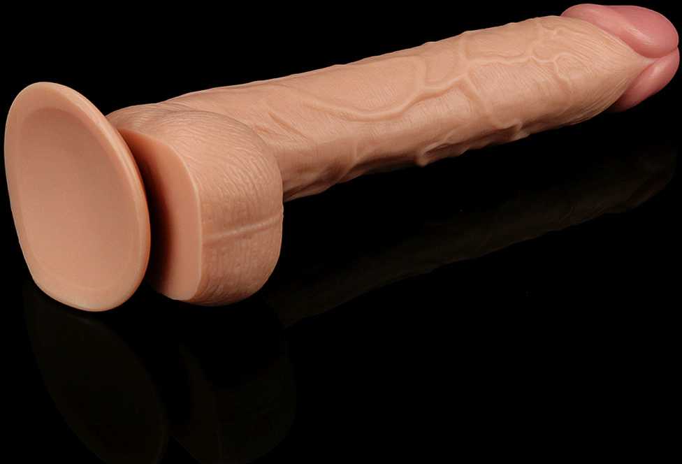 LoveToy 10" Legendinis didelio dydžio tikroviškas dildo