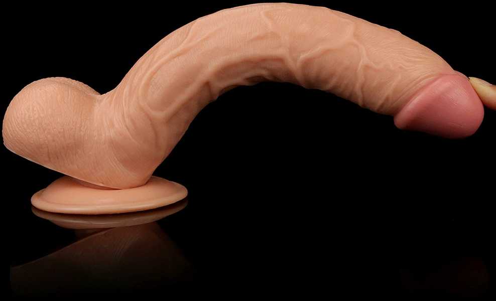 LoveToy 10" Legendinis didelio dydžio tikroviškas dildo