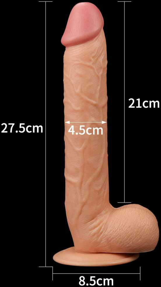 LoveToy 10" Legendinis didelio dydžio tikroviškas dildo