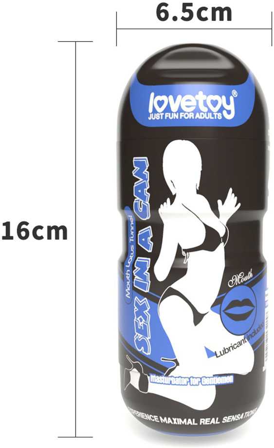 LOVETOY Seksas skardinėje Masturbator Flesh