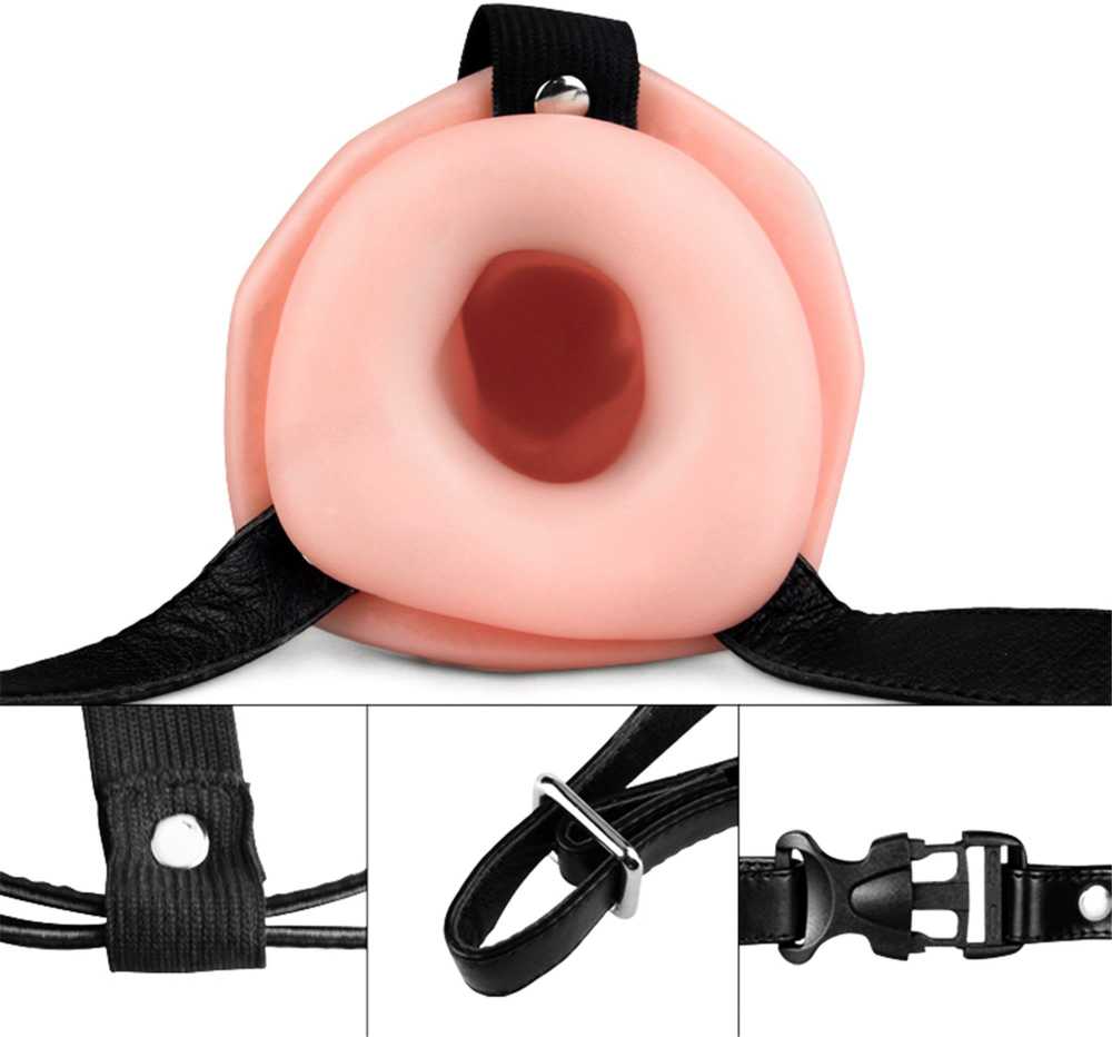LOVETOY vibruojantis unisex tuščiaviduris dirželis