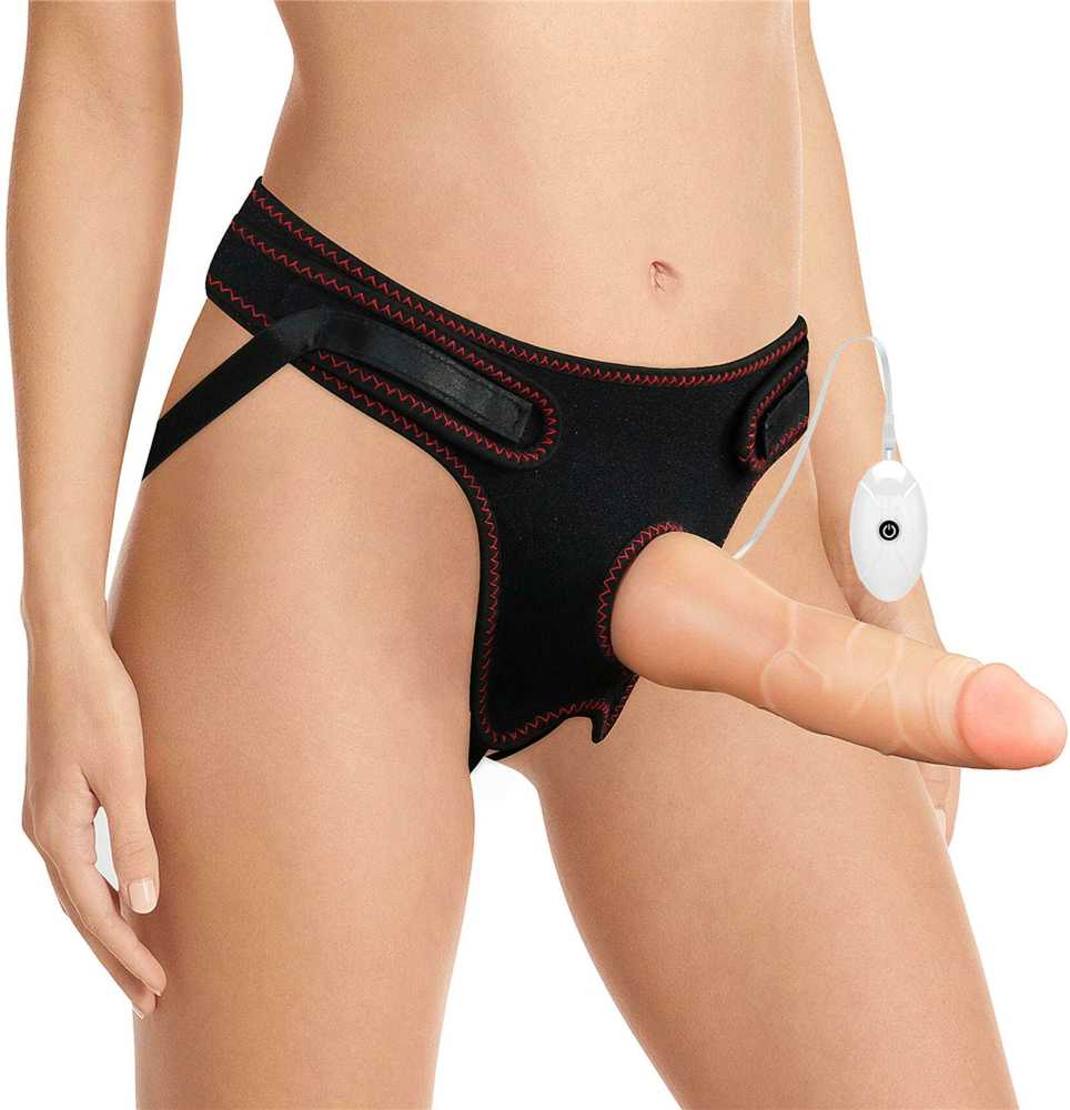 Lovetoy Vibruojantis „Easy Strapon“ rinkinys 7,5 colio