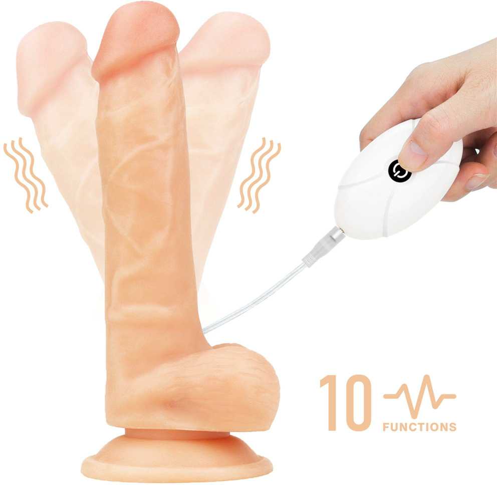 Lovetoy Vibruojantis „Easy Strapon“ rinkinys 7,5 colio