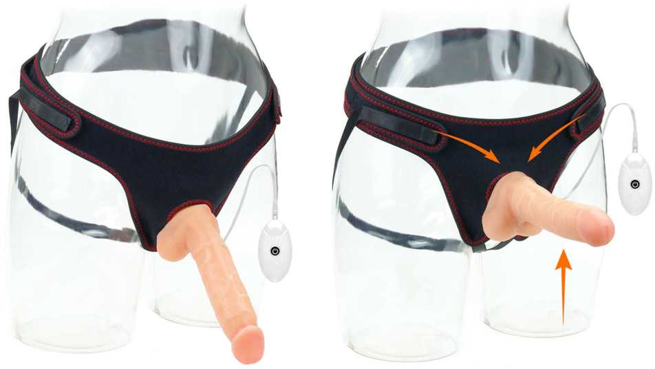 Lovetoy Vibruojantis „Easy Strapon“ rinkinys 7,5 colio