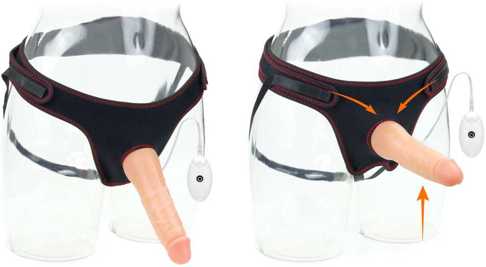 Lovetoy Vibruojantis „Easy Strapon“ rinkinys 7,5 colio
