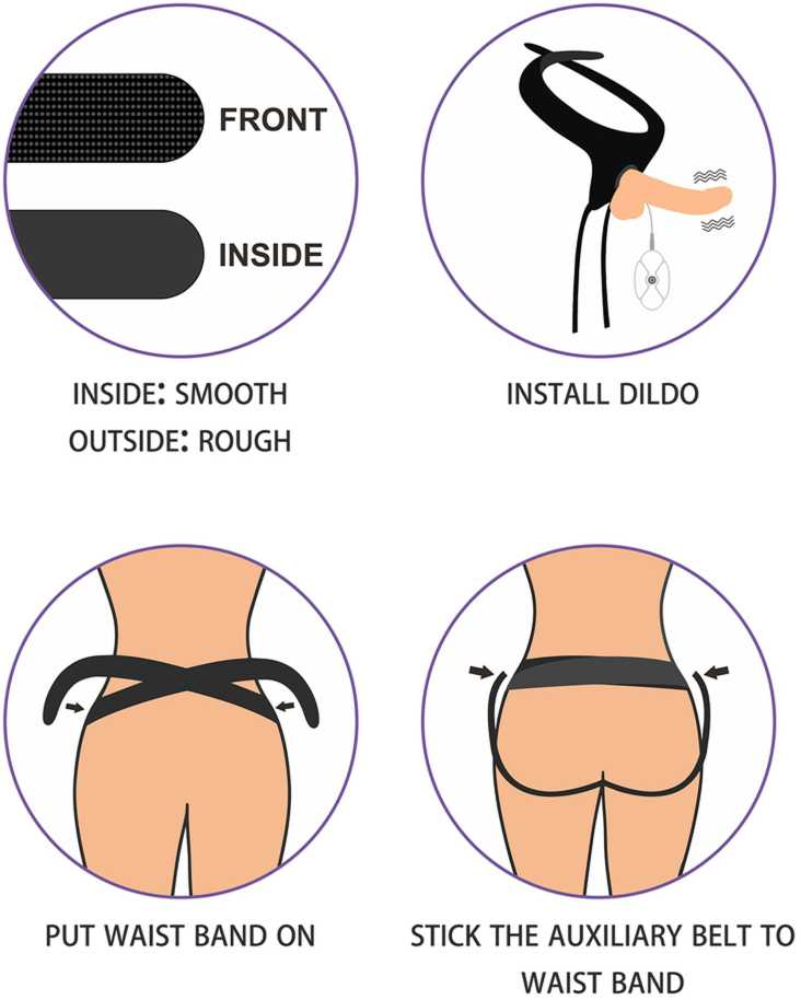 Lovetoy Vibruojantis „Easy Strapon“ rinkinys 7,5 colio