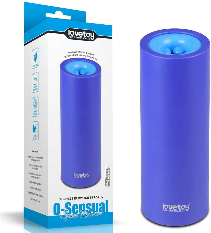 LOVETOY Blow Job Stroker Mėlyna
