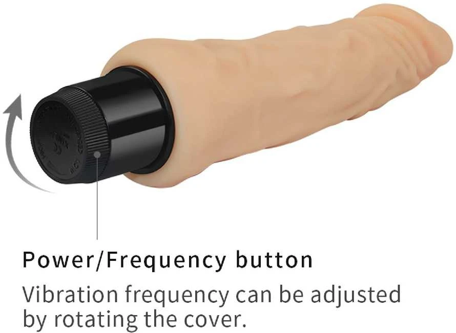 Lovetoy 8'' Xtreme Feel Cyberskin Vibrator