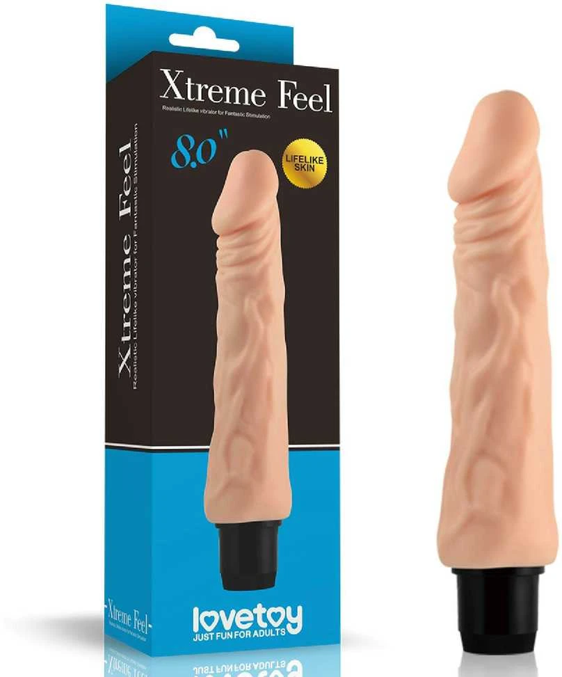 Lovetoy 8'' Xtreme Feel Cyberskin Vibrator