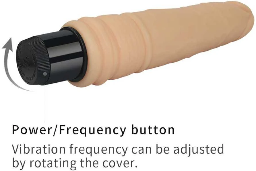 LOVETOY Reel Feel Vibrator Flesh 7,5"