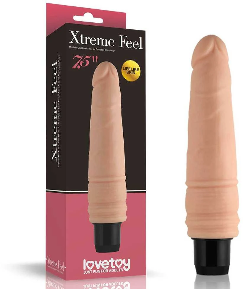 LOVETOY Reel Feel Vibrator Flesh 7,5"