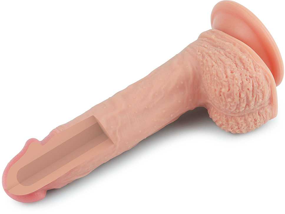 „Lovetoy“ didelis dildas realistiškas penis su siurbtuku