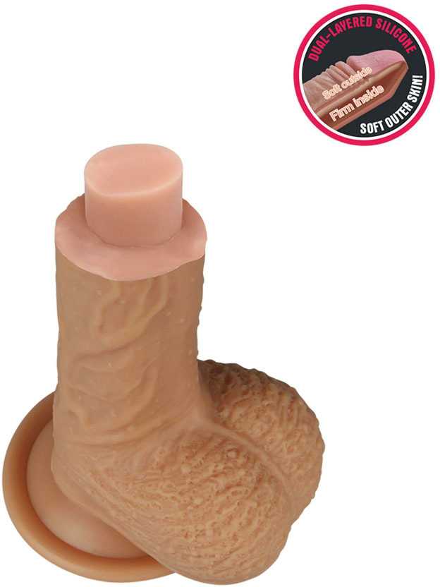„Lovetoy“ didelis dildas realistiškas penis su siurbtuku