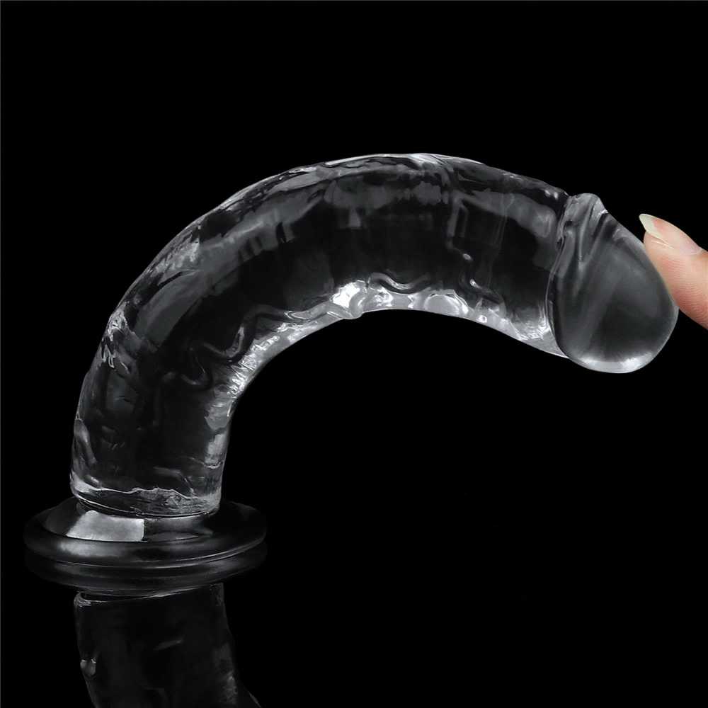 LoveToy Nepriekaištingas skaidrus dildo 7.0''