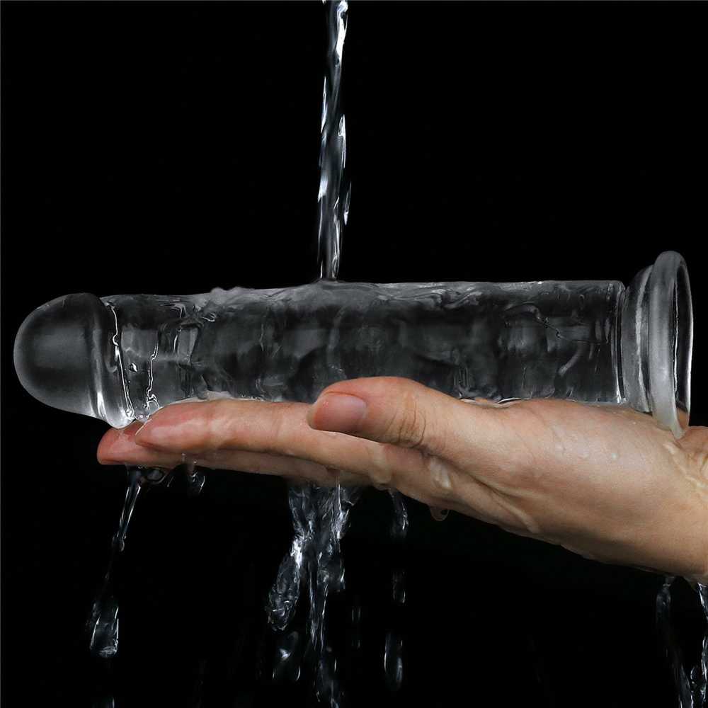 LoveToy Nepriekaištingas skaidrus dildo 7.0''
