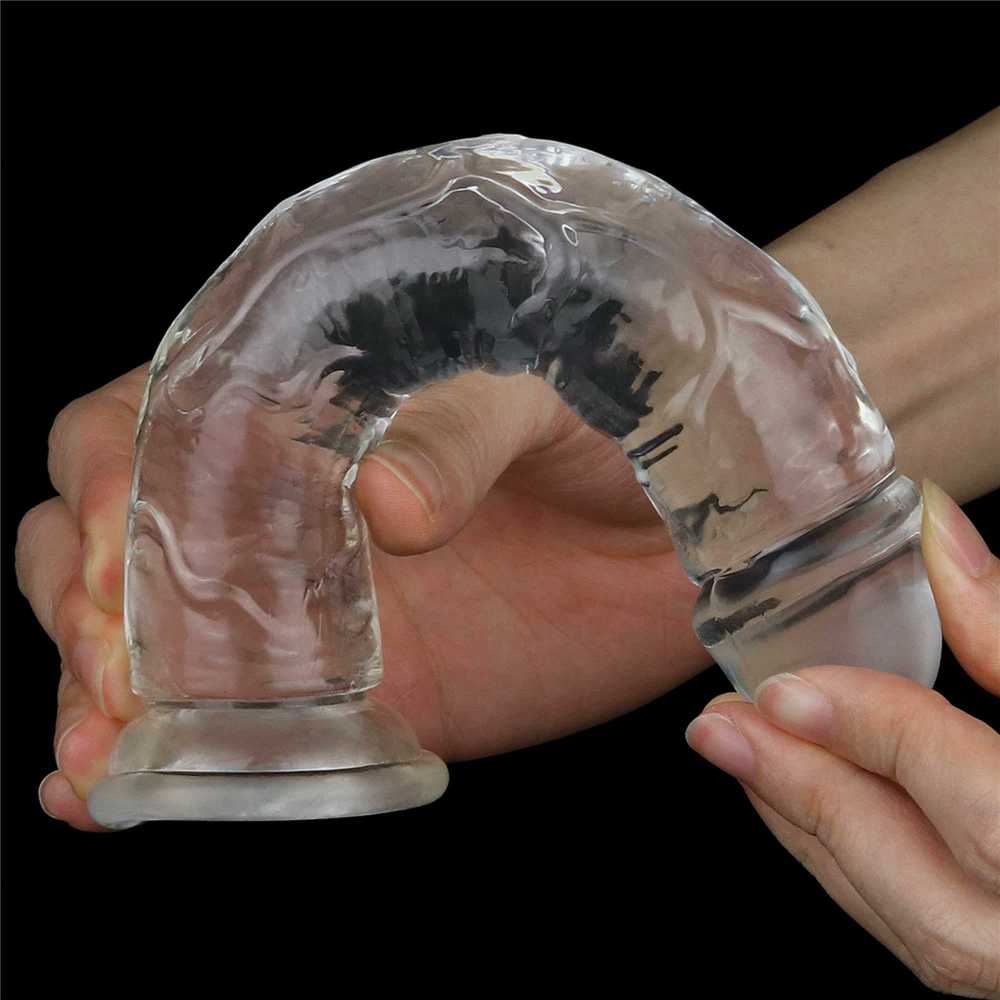 LoveToy Nepriekaištingas skaidrus dildo 7.0''
