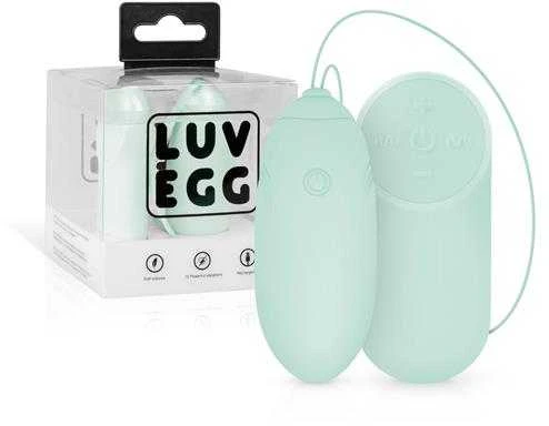 Luv Egg Egg stimuliuojantis makšties kiaušinėlį, nuotolinio valdymo pultas, 12 režimų