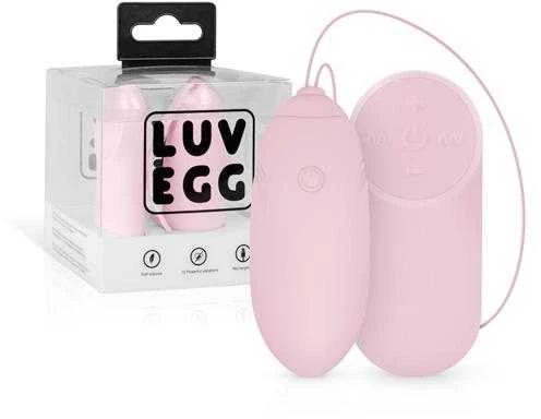 Luv Egg Egg stimuliatorius moterims makšties seksui, 12 režimų