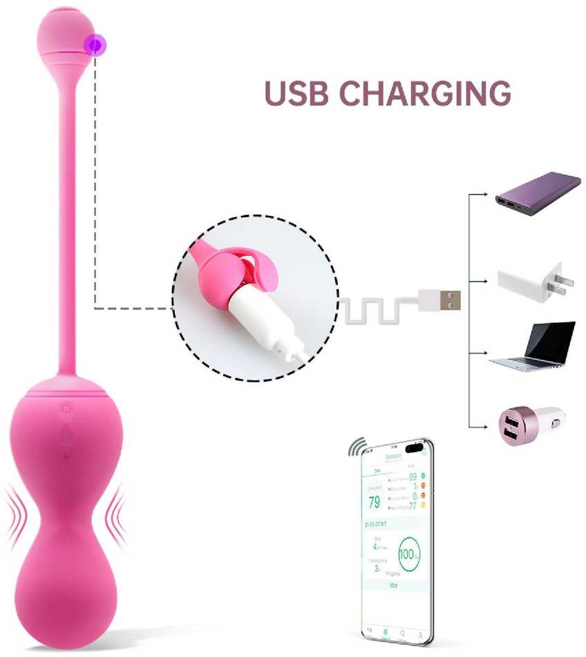 Magic Motion Magic Motion - Smart Kegel Master Balls Rožinė