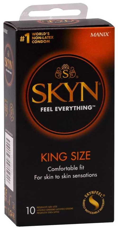 SKYN King Size Prezervatyvai be latekso (10 vnt.)