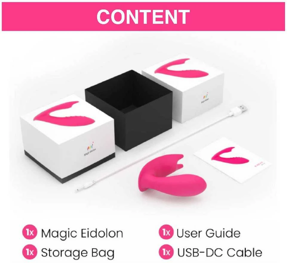 Magic Motion – Eidolon Smart Wearable dvigubo variklio vibratorius