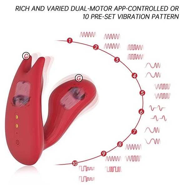 Magic Motion – Umi Smart Wearable dvigubo variklio vibratorius