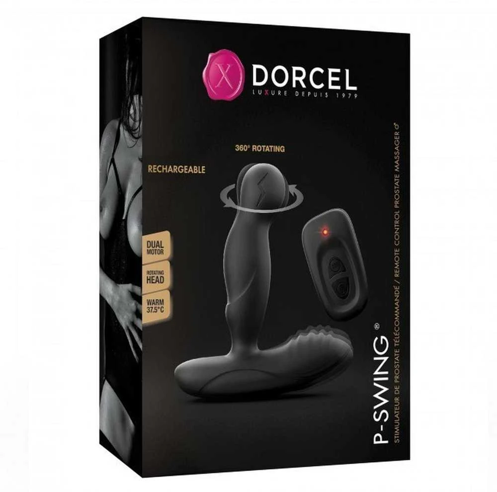 Marc Dorcel P-Swing prostatos masažuoklis su nuotolinio valdymo pulteliu