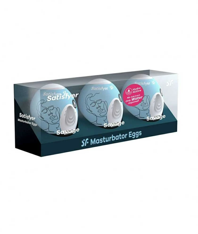 „Satisfyer SATISFYER_Masturbator Egg“ 3 burbulų formos kiaušinio formos masturbatorius