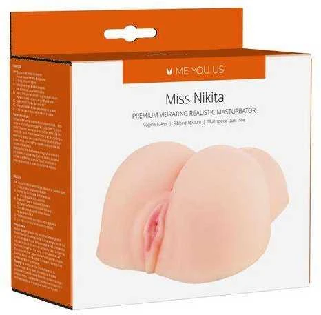 Masturbator – Me You Us Miss Nikita Premium Vibrating Realist Masturbator Flesh