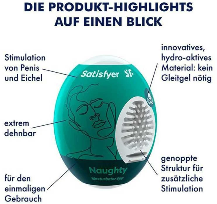 Masturbator Satisfyer Egg Naughty