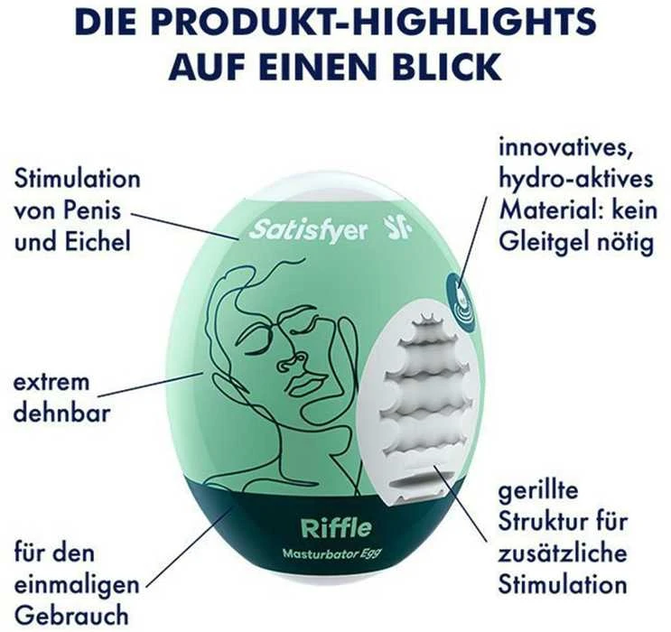 Masturbator Satisfyer Egg Riffle