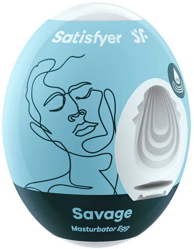 Satisfyer Masturbator Egg Savage kiaušinio formos masturbatorius