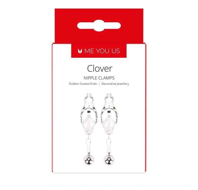 Me You Us Clover spenelių spaustukai pakuotėje