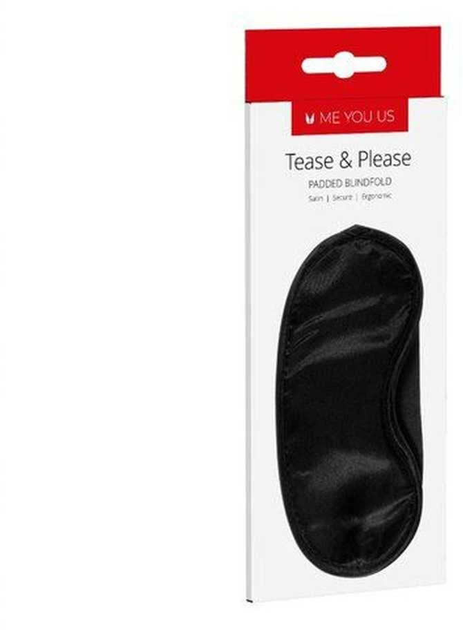 Me You Us Satin akių kaukė, skirta miegoti seksui bdsm bondage