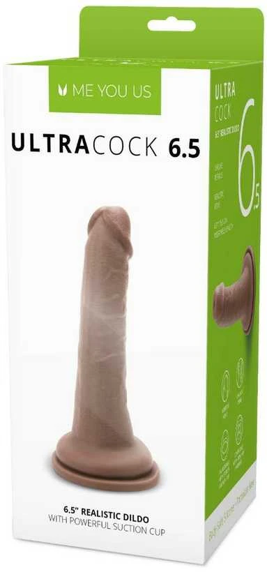 Me You Us Realistinis silikoninis penis su siurbtuku 16,5 cm