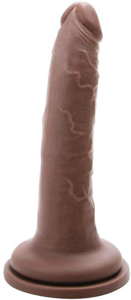 Me You Us Realistinis silikoninis penis su siurbtuku 18 cm
