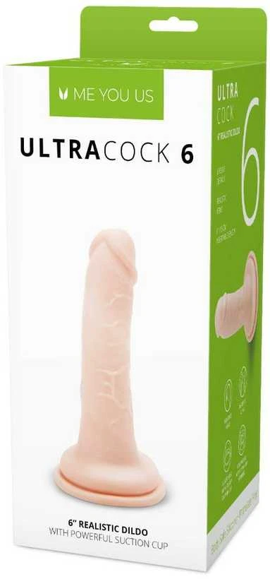 Me You Us Silikoninis didelis dildo su stipriu siurbtuku 15,2 cm
