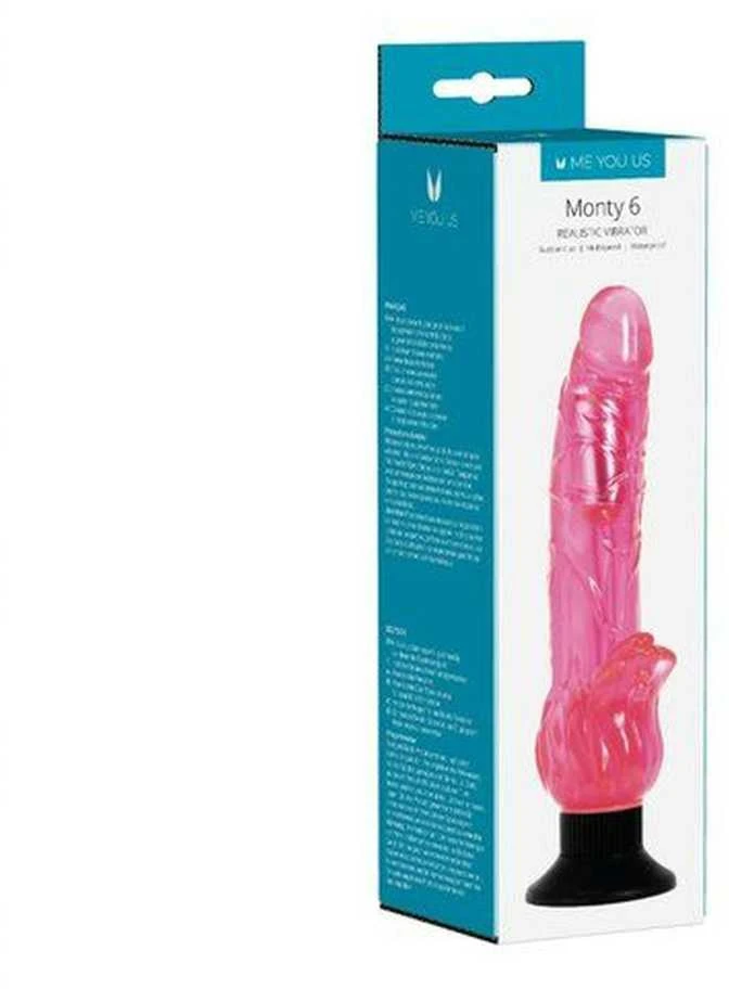 Me You Us Vibratorius su klitorio išsikišimu, siurbtukas, 21 cm