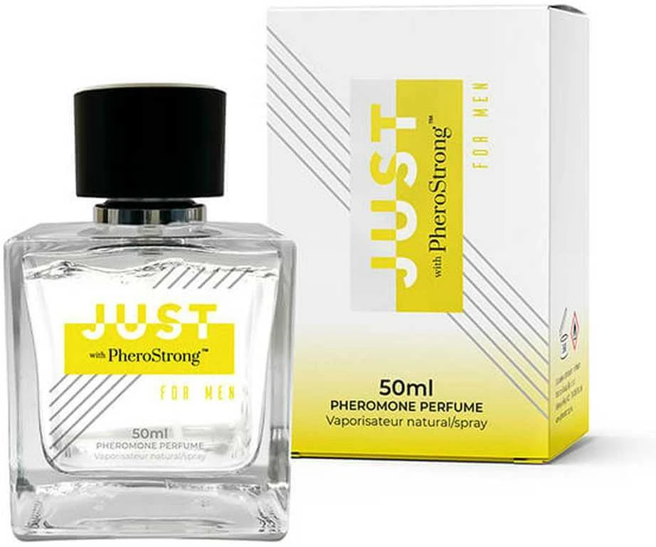 Pherostrong Just For Men Pheromone Perfume kvepalai su feromonais vyrams purškiamas 50ml