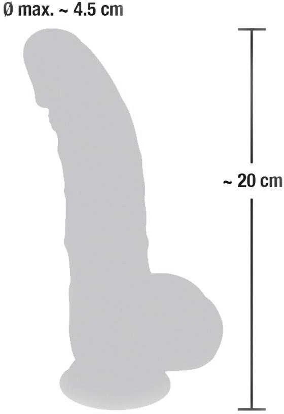 You2Toys Medicininis silikoninis dildo 20 cm