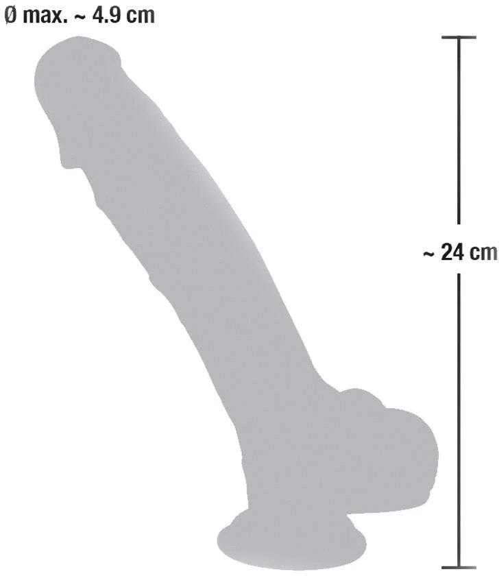 Medical Silicone Dildo 24 cm