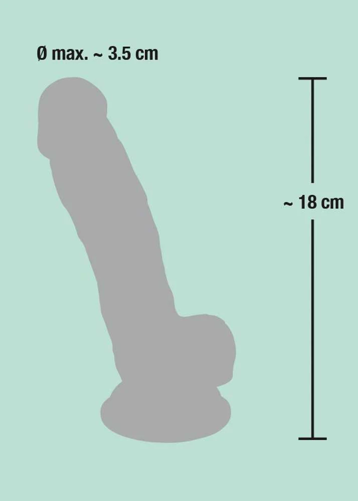 Medical Silicone Dildo 18 cm
