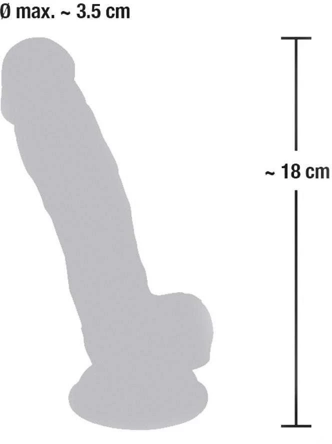 Medical Silicone Dildo 18 cm