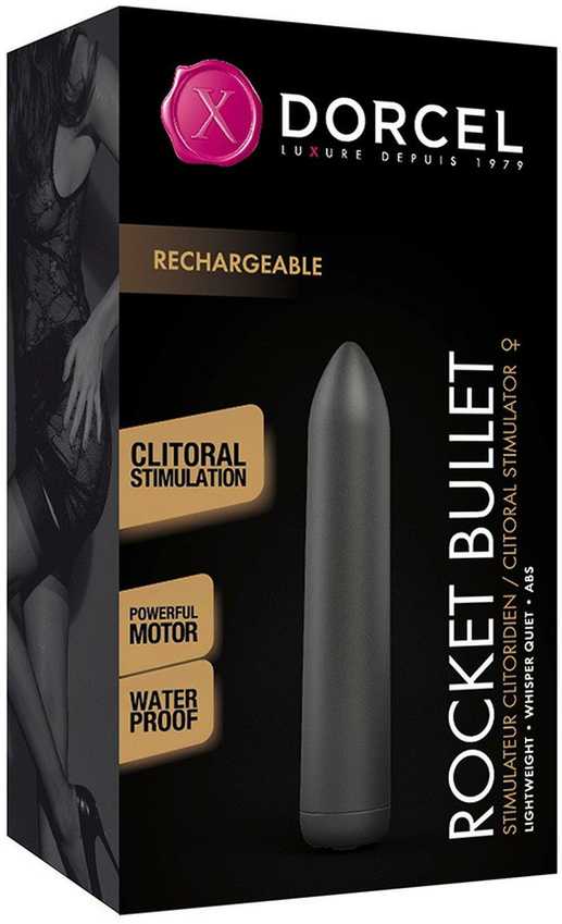 Marc Dorcel Rocket Bullet įprastas bullet noir vibratorius