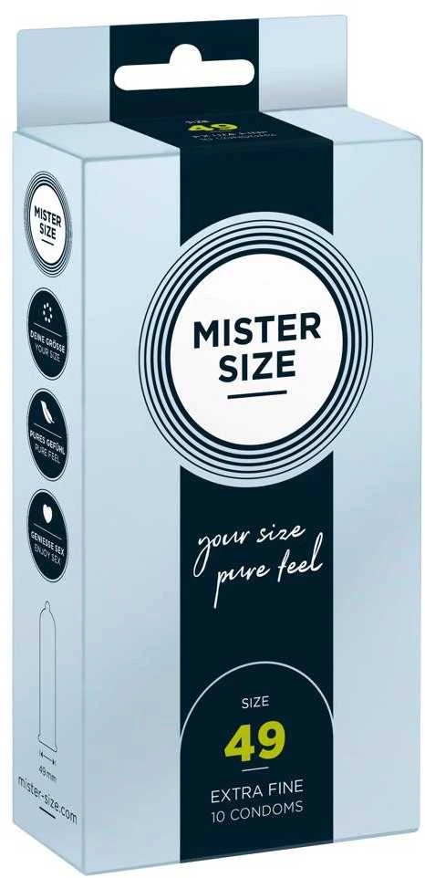 Mister Size 49mm pakuotė po 10 vnt