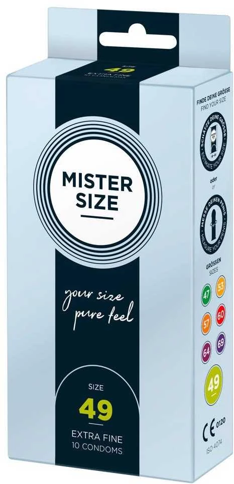 Mister Size 49mm pakuotė po 10 vnt