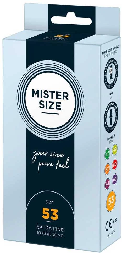 Mister Size 53mm pakuotė po 10 vnt