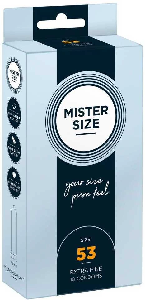 Mister Size 53mm pakuotė po 10 vnt