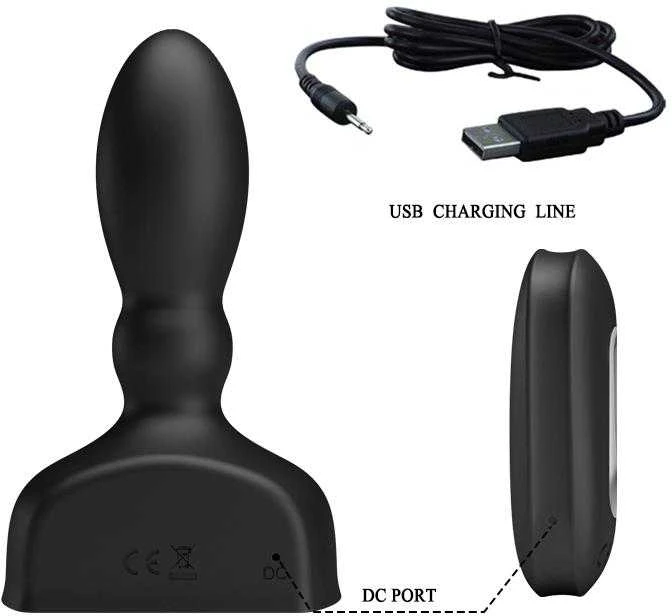 Mr Play Didelis pripučiamas analinis kištukas, padidintas USB, 11 cm