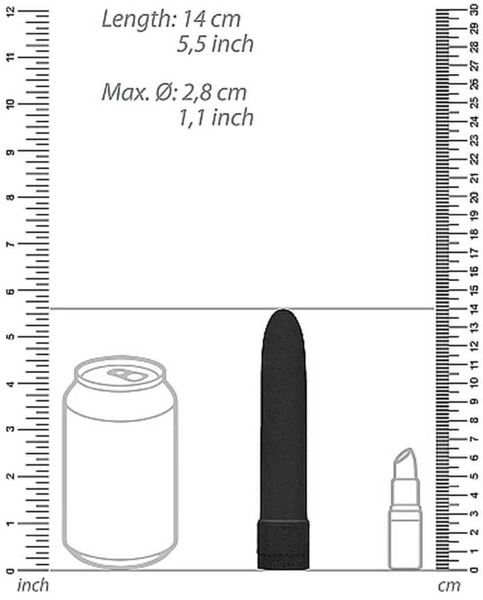 Shots Natural Pleasure 5,5" Vibrator - Biodegradable - Juodas
